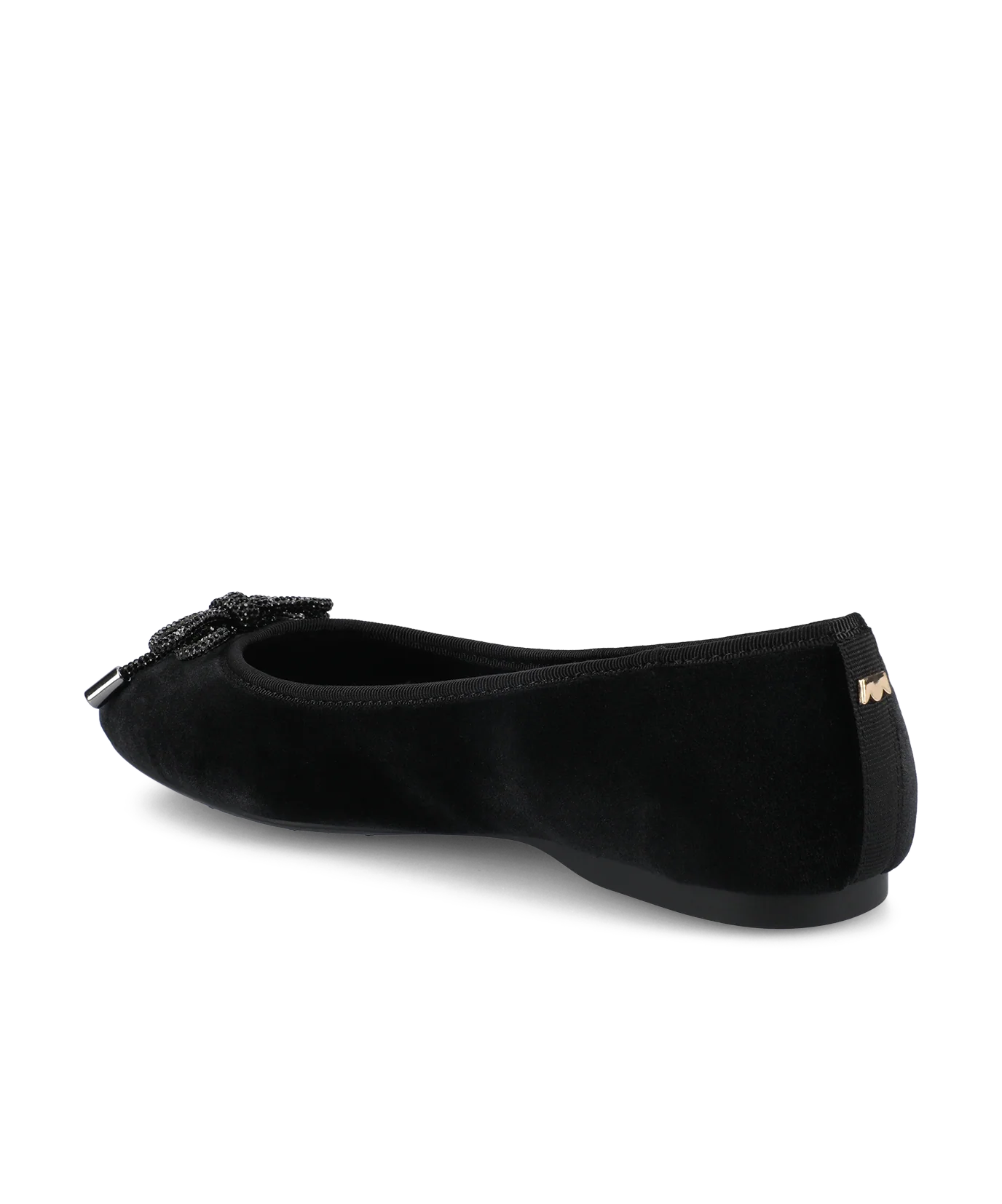 The Hummingbird - Black Velvet Jeweled Bow - Image 6