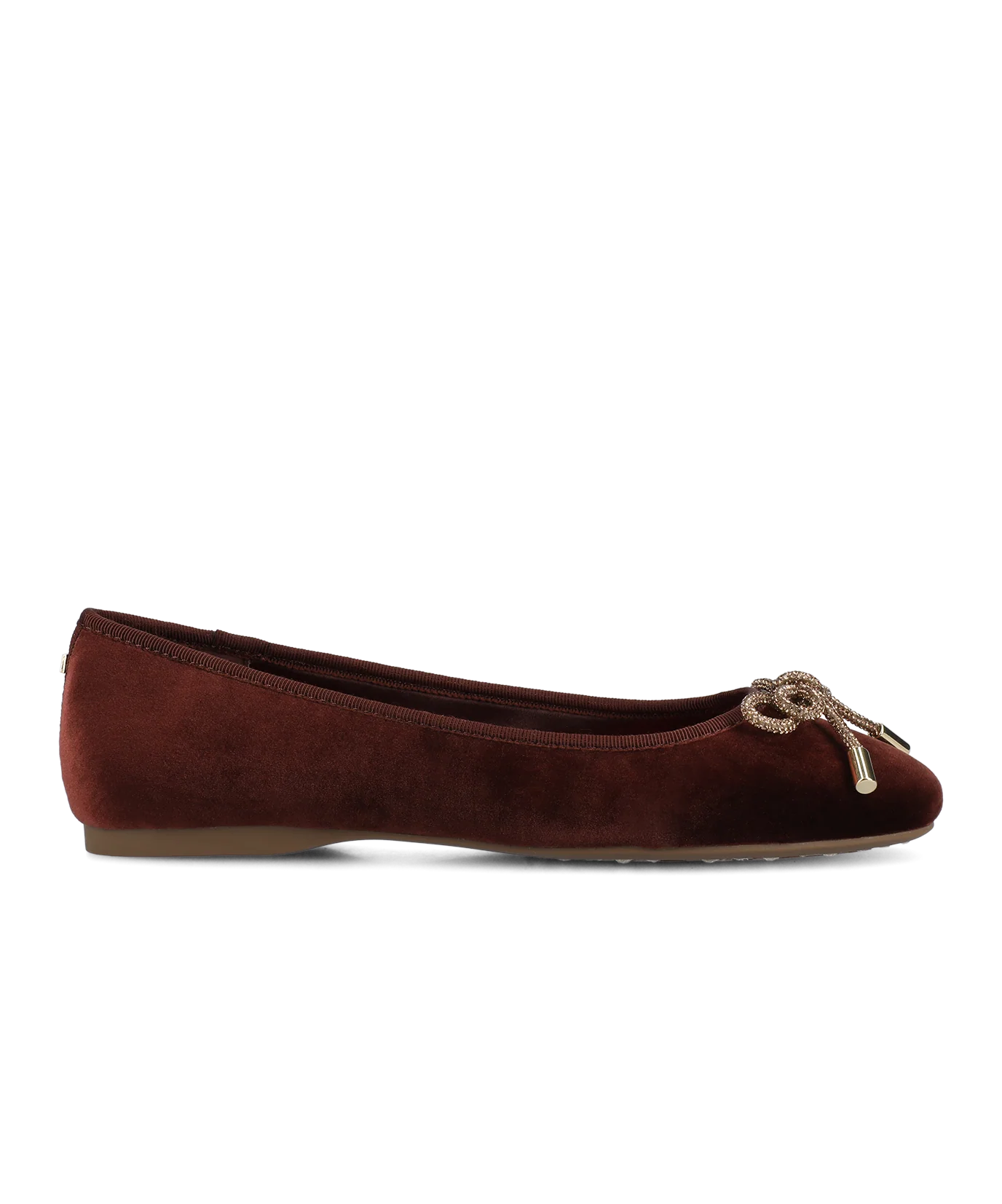 The Hummingbird - Brandy Velvet Jeweled Bow - Image 5