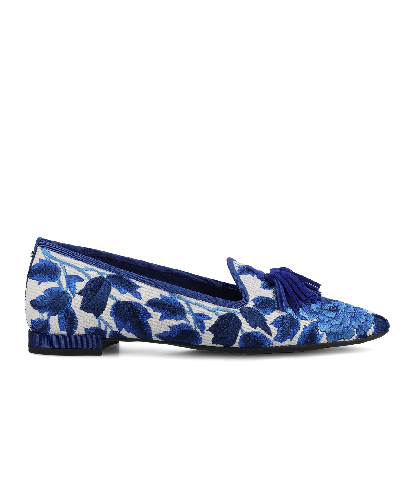 The Starfinch 15 Tassel - Empire Blue Teatime Embroidery - Image 3