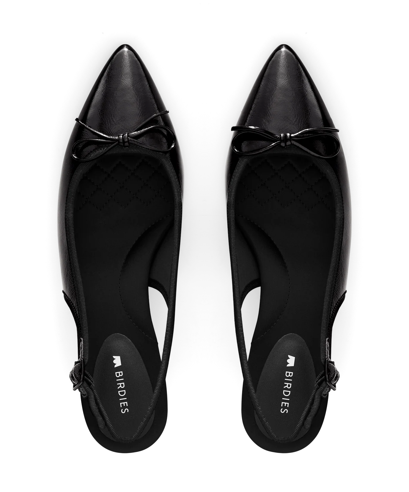 The Goldfinch Kitten Heel - Black Patent Leather - Image 3